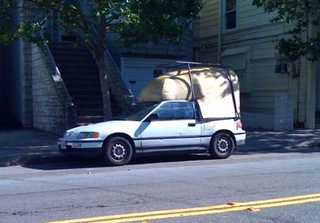 Illustration for article titled Covered Wagon CRX, The Solution To San Francisco Housing Costs